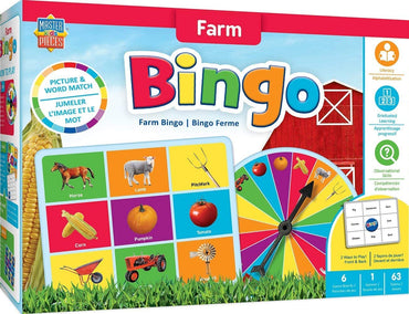 Bingo Masterpieces: Educational - Farm Bingo