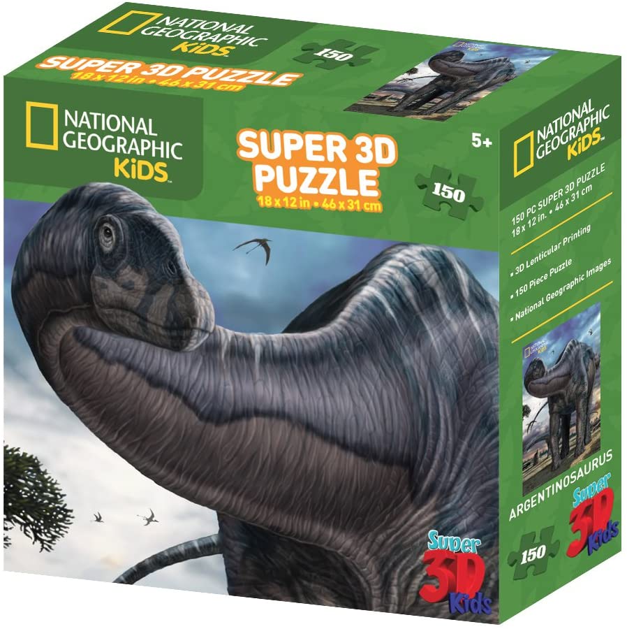 Puzzle Kids 3D Jax: Kids 150 Piece National Geographic: Argentionosaurus