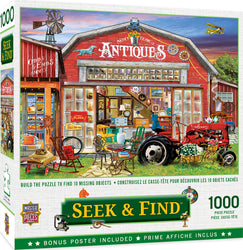 Puzzle Masterpieces: 1000 Piece Seek & Find - Antiques for Sale