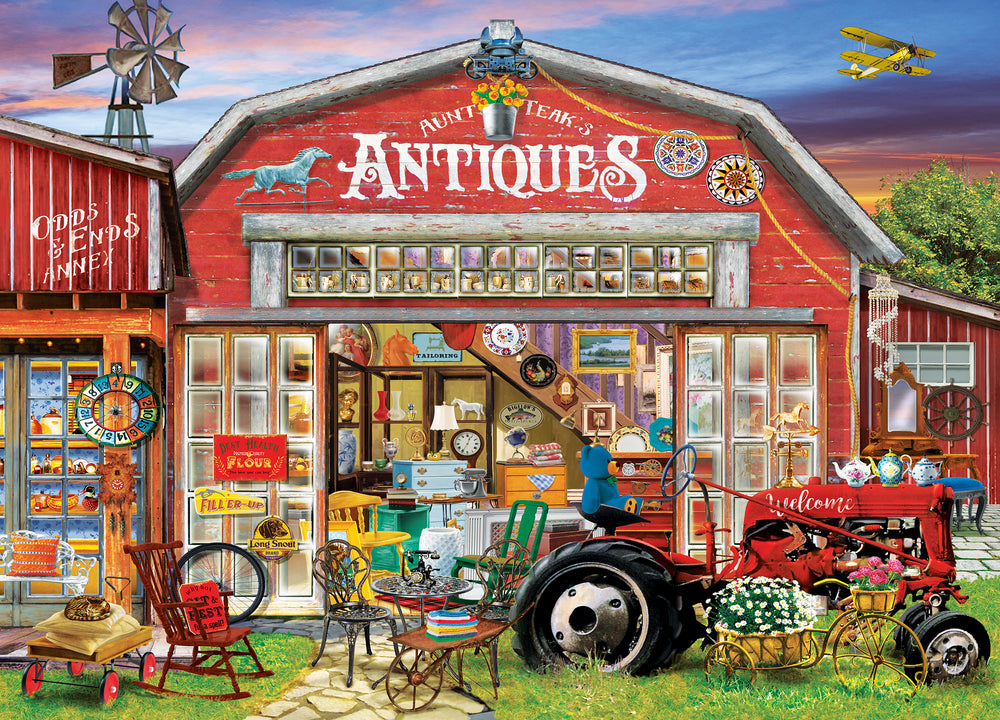 Puzzle Masterpieces: 1000 Piece Seek & Find - Antiques for Sale