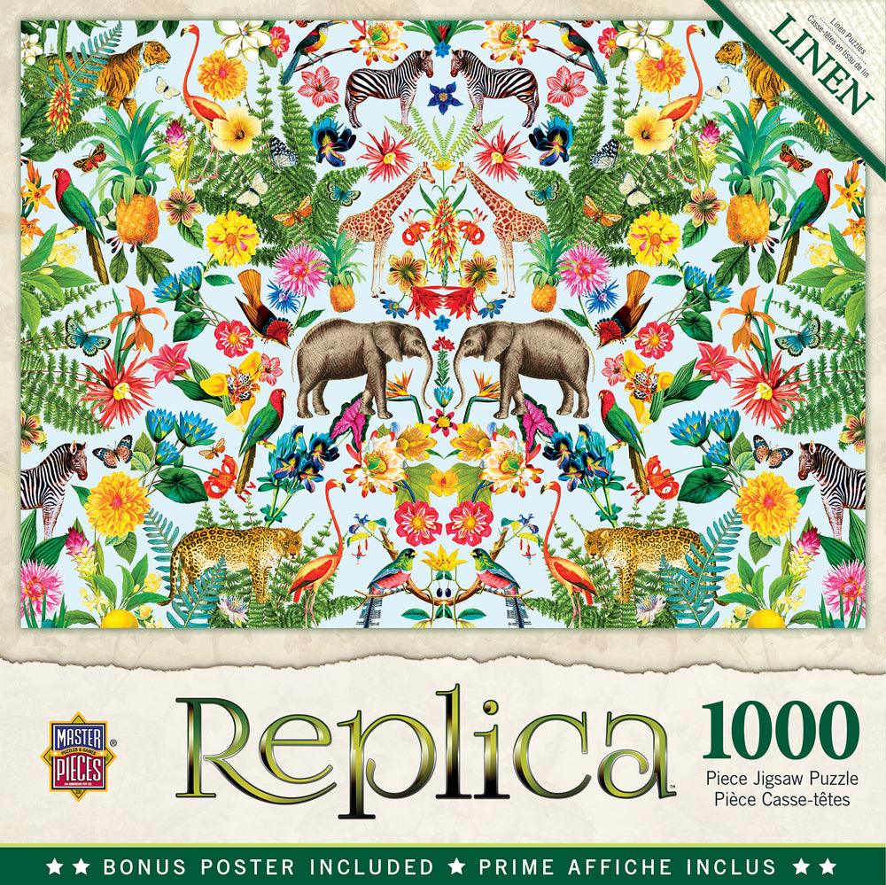 Puzzle Masterpieces: 1000 Piece Replica - Safari