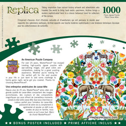 Puzzle Masterpieces: 1000 Piece Replica - Safari