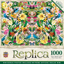 Puzzle Masterpieces: 1000 Piece Replica - Bluebirds