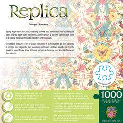 Puzzle Masterpieces: 1000 Piece Replica - Flamingos