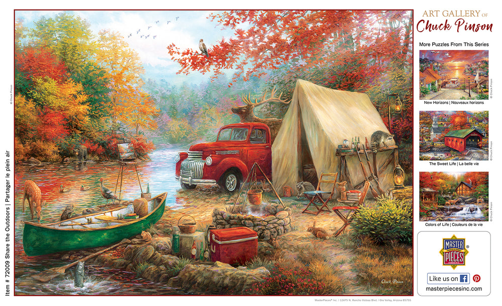 Puzzle Masterpieces: 1000 Piece Art Gallery - Share the Outdoors