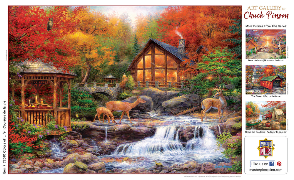 Puzzle Masterpieces: 1000 Piece Art Gallery - Colors of Life