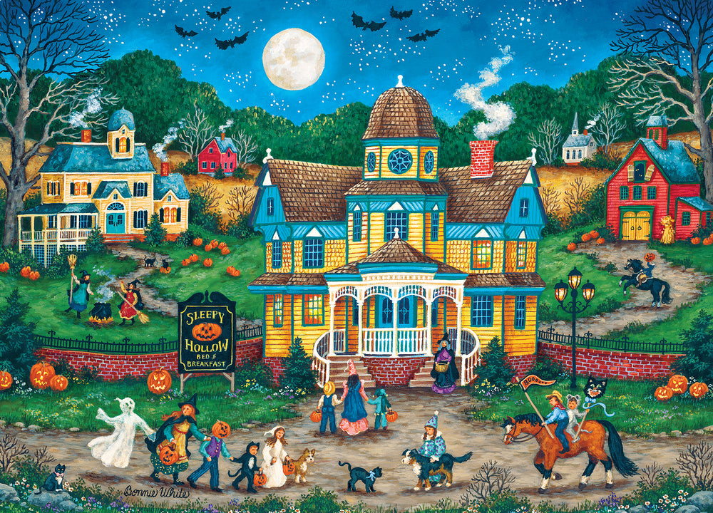 Puzzle Masterpieces: 1000 Piece Halloween - The Tag Along