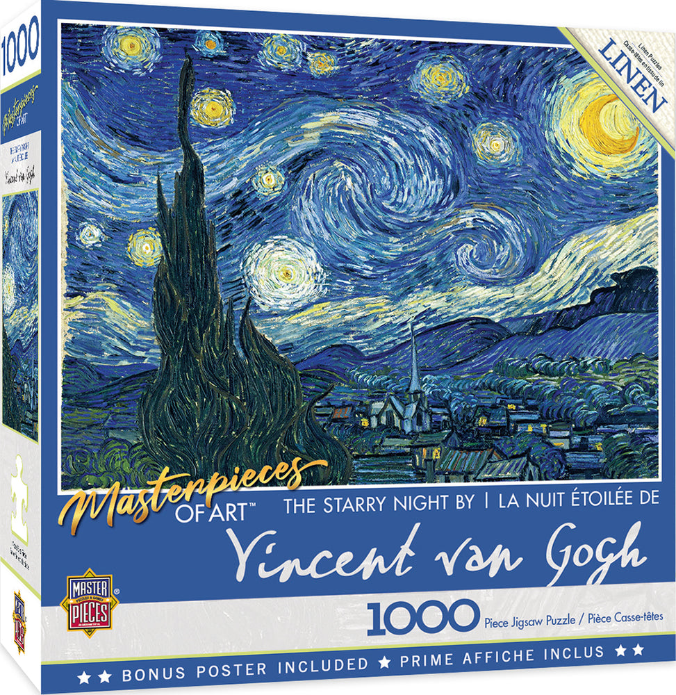 Puzzle Masterpieces: 1000 Piece Masterpieces - Starry Night