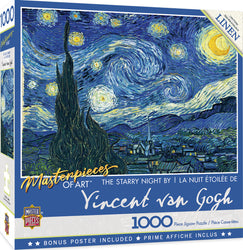 Puzzle Masterpieces: 1000 Piece Masterpieces - Starry Night