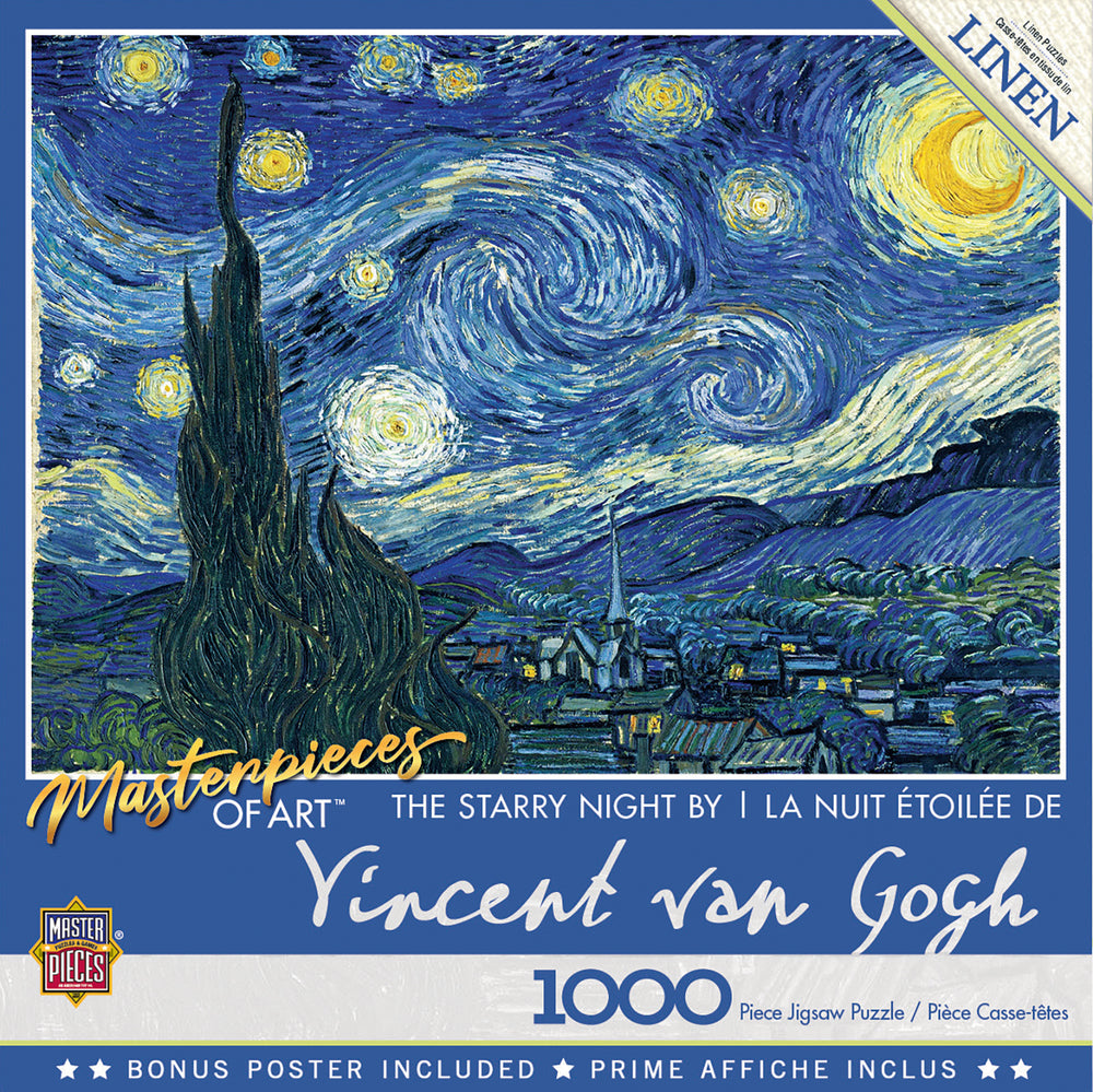 Puzzle Masterpieces: 1000 Piece Masterpieces - Starry Night