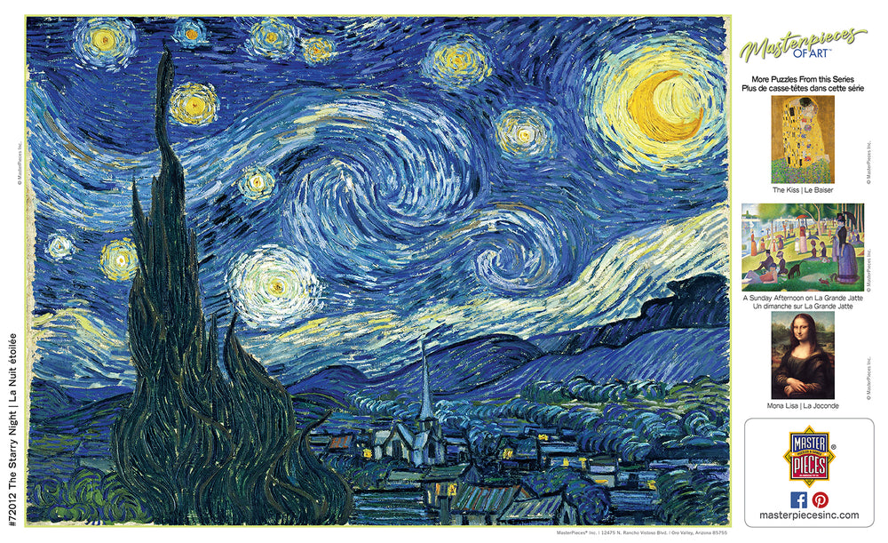 Puzzle Masterpieces: 1000 Piece Masterpieces - Starry Night