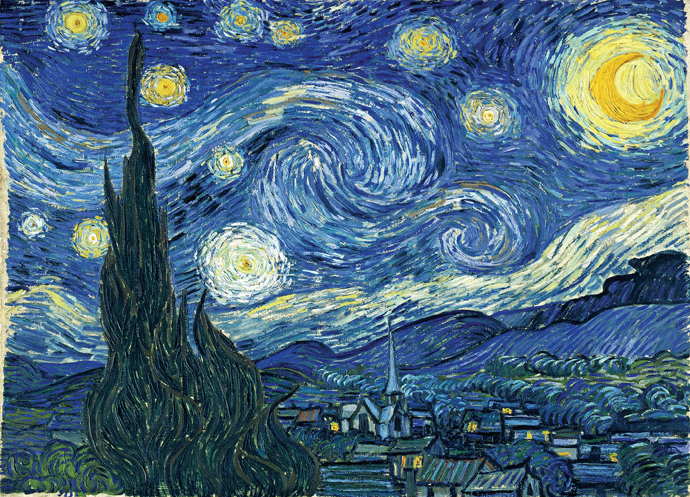 Puzzle Masterpieces: 1000 Piece Masterpieces - Starry Night