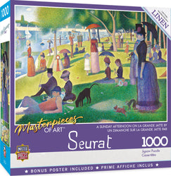 Puzzle Masterpieces: 1000 Piece Masterpieces - A Sunday on La Grande Jatte