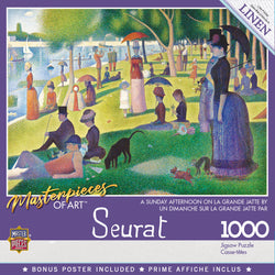 Puzzle Masterpieces: 1000 Piece Masterpieces - A Sunday on La Grande Jatte