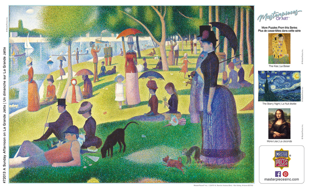 Puzzle Masterpieces: 1000 Piece Masterpieces - A Sunday on La Grande Jatte