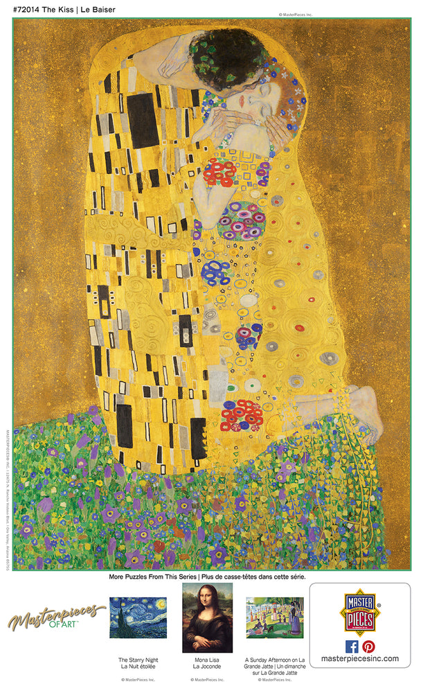 Puzzle Masterpieces: 1000 Piece Masterpieces - The Kiss