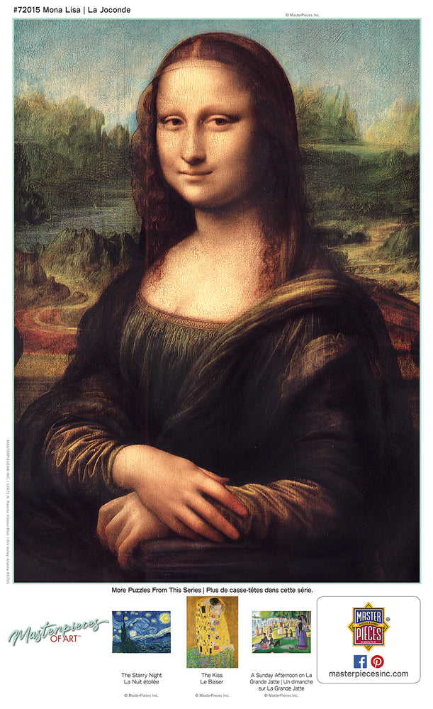 Puzzle Masterpieces: 1000 Piece Masterpieces - Mona Lisa