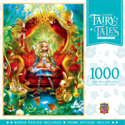 Puzzle Masterpieces: 1000 Piece Classic Fairy Tales - Tea Party Time
