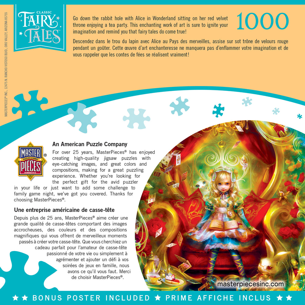 Puzzle Masterpieces: 1000 Piece Classic Fairy Tales - Tea Party Time