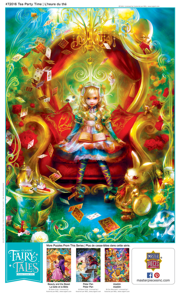 Puzzle Masterpieces: 1000 Piece Classic Fairy Tales - Tea Party Time