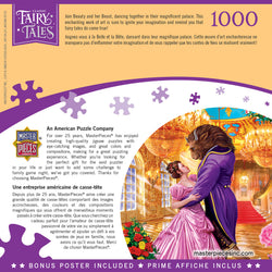 Puzzle Masterpieces: 1000 Piece Classic Fairy Tales - Beauty and the Beast