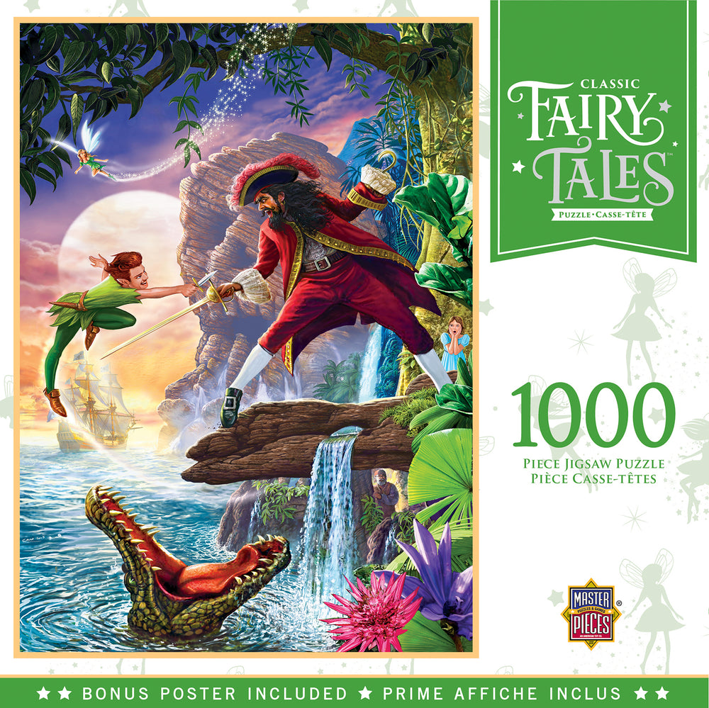 Puzzle Masterpieces: 1000 Piece Classic Fairy Tales - Peter Pan