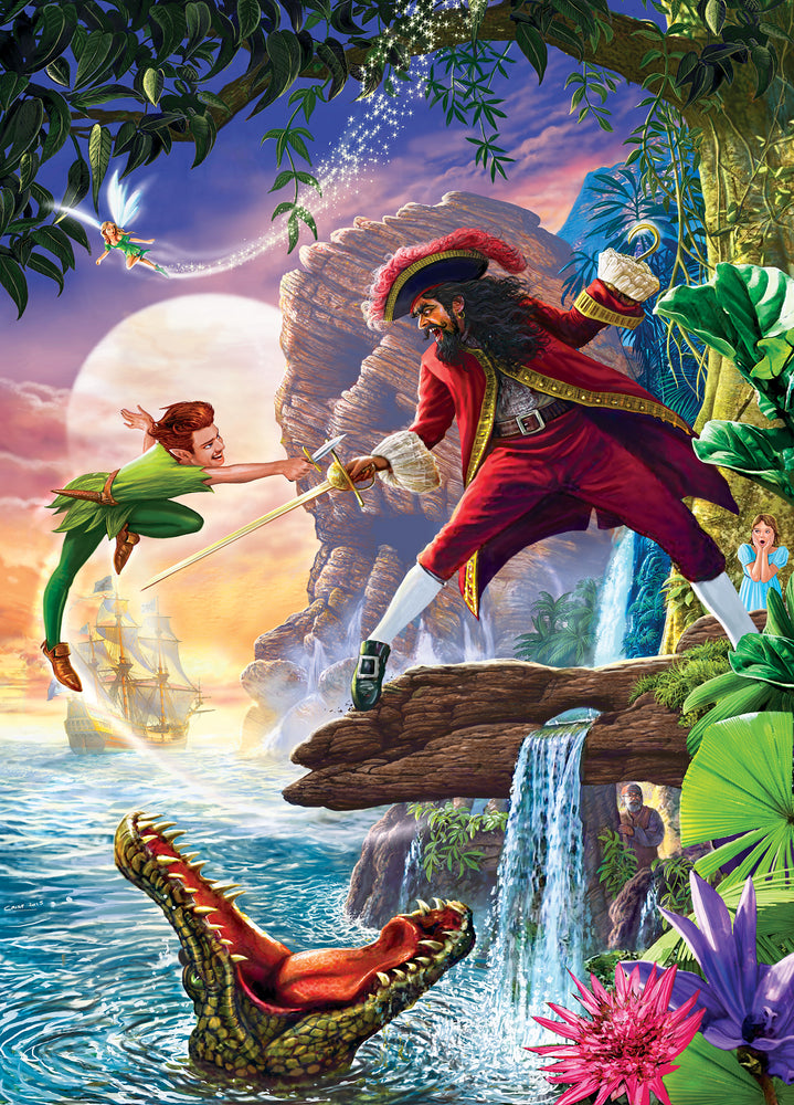 Puzzle Masterpieces: 1000 Piece Classic Fairy Tales - Peter Pan