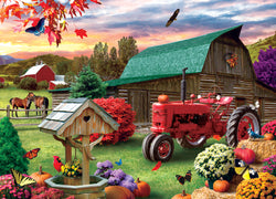 Puzzle Masterpieces: 1000 Piece Farm & Country - Harvest Ranch
