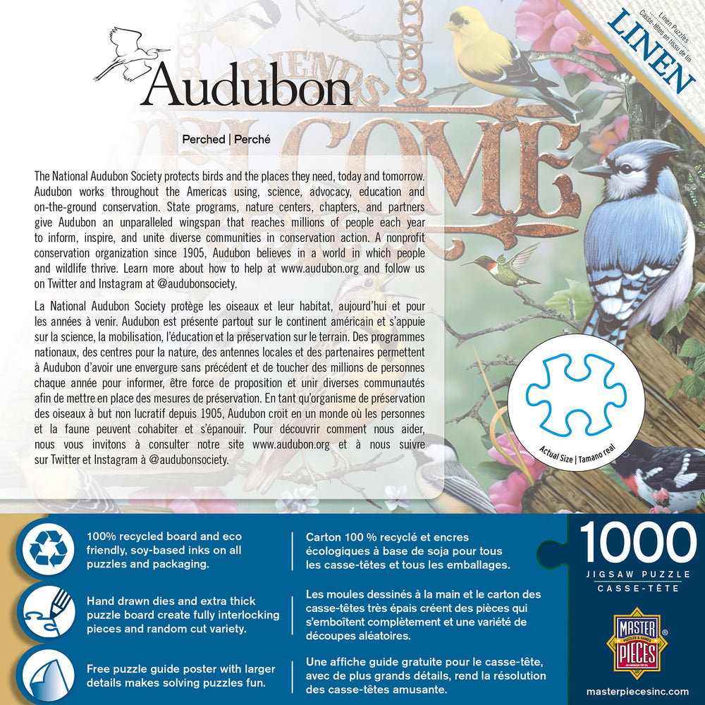 Puzzle Masterpieces: 1000 Piece Audubon - Perched
