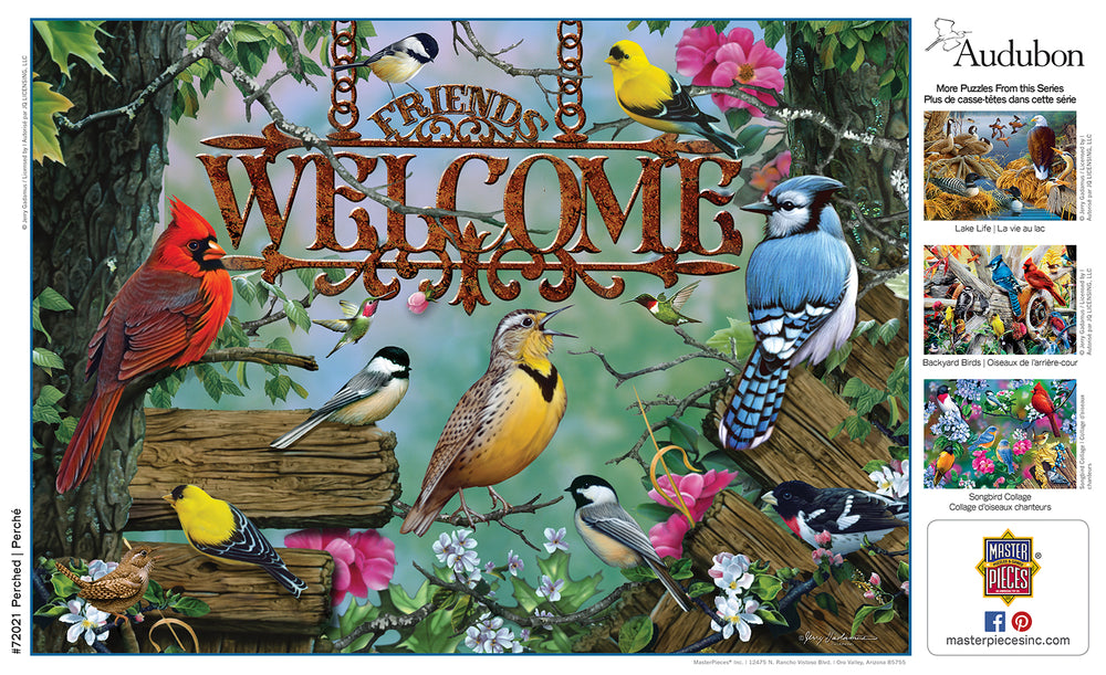 Puzzle Masterpieces: 1000 Piece Audubon - Perched