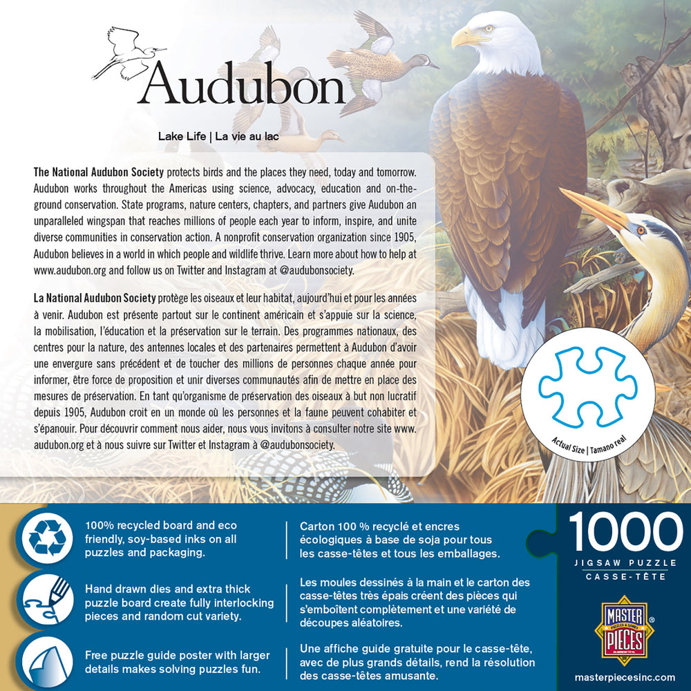Puzzle Masterpieces: 1000 Piece Audubon - Lake Life