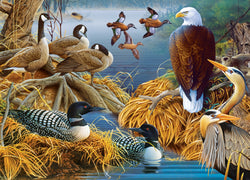 Puzzle Masterpieces: 1000 Piece Audubon - Lake Life