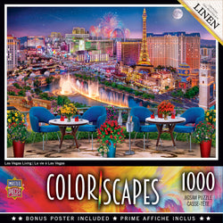Puzzle Masterpieces: 1000 Piece Colorscapes - Las Vegas Living