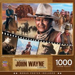 Puzzle Masterpieces: 1000 Piece John Wayne - Legend of the Silver Screen