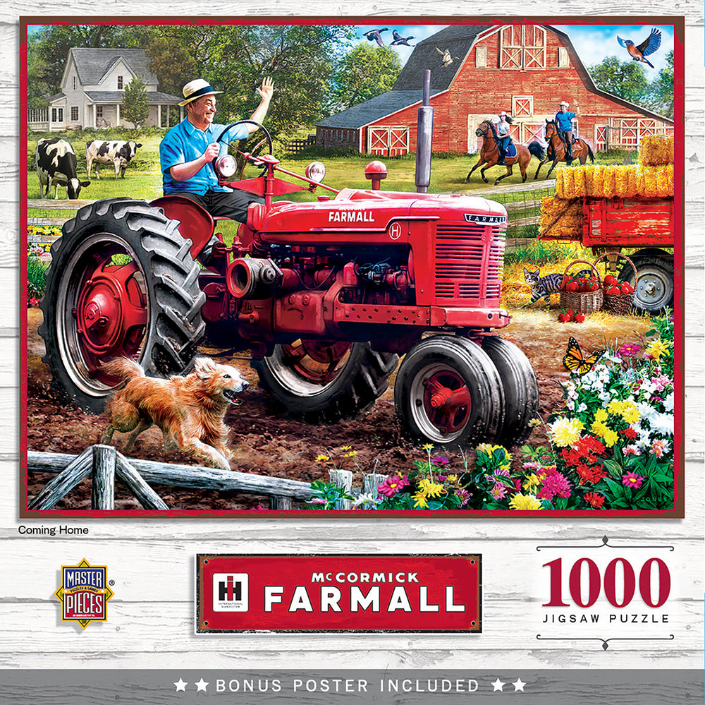 Puzzle Masterpieces: 1000 Piece Farmall Case IH - Coming Home