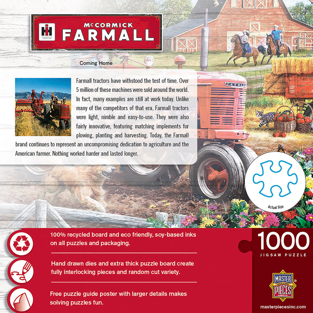 Puzzle Masterpieces: 1000 Piece Farmall Case IH - Coming Home