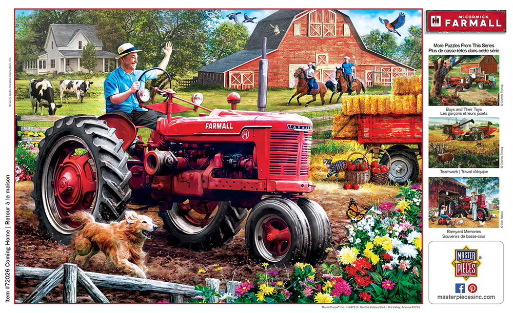 Puzzle Masterpieces: 1000 Piece Farmall Case IH - Coming Home