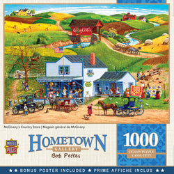 Puzzle Masterpieces: 1000 Piece Hometown Gallery - McGiveny's Country Store