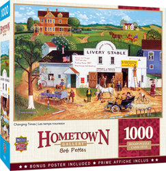 Puzzle Masterpieces: 1000 Piece Hometown Gallery - Changing Times