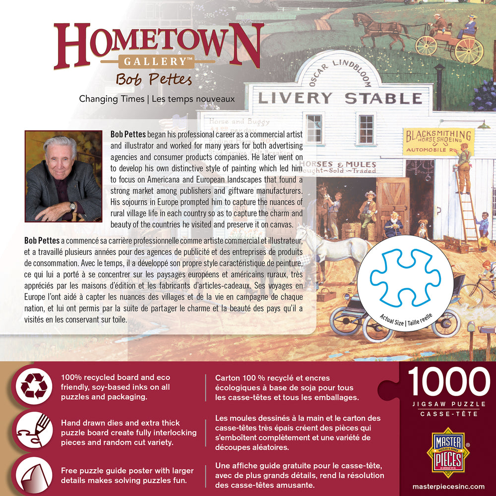 Puzzle Masterpieces: 1000 Piece Hometown Gallery - Changing Times