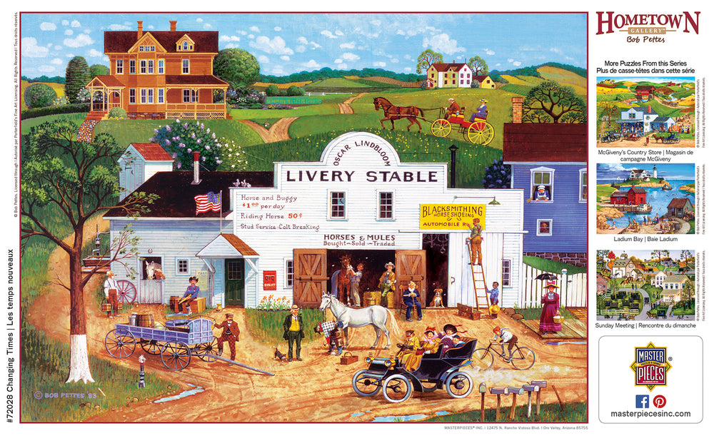 Puzzle Masterpieces: 1000 Piece Hometown Gallery - Changing Times