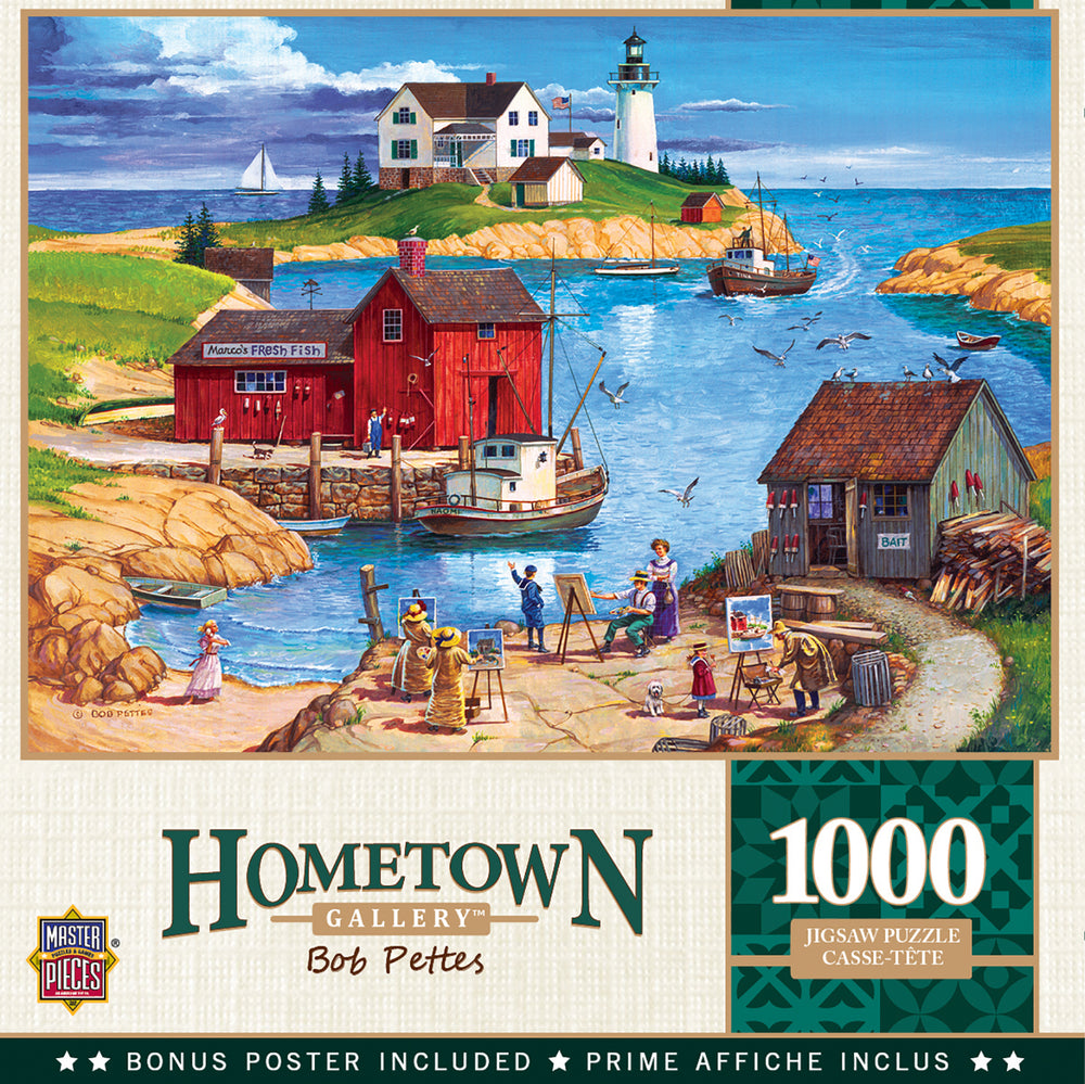 Puzzle Masterpieces: 1000 Piece Hometown Gallery - Ladium Bay