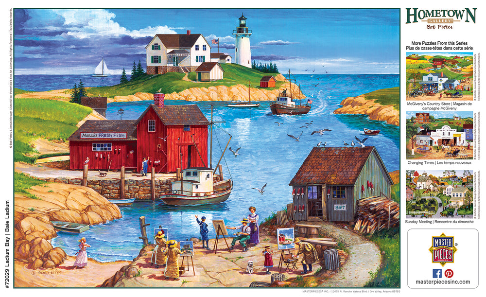 Puzzle Masterpieces: 1000 Piece Hometown Gallery - Ladium Bay