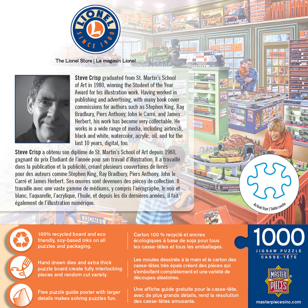 Puzzle Masterpieces: 1000 Piece Lionel - The Lionel Store