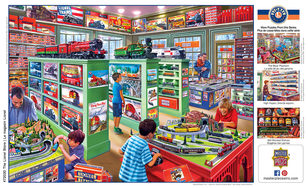 Puzzle Masterpieces: 1000 Piece Lionel - The Lionel Store