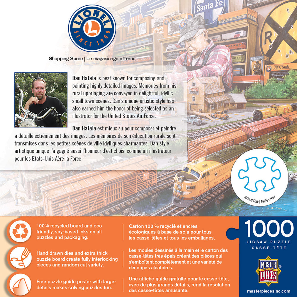 Puzzle Masterpieces: 1000 Piece Lionel - Shopping Spree