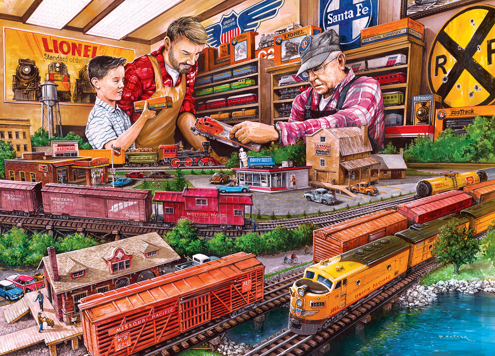 Puzzle Masterpieces: 1000 Piece Lionel - Shopping Spree