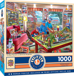 Puzzle Masterpieces: 1000 Piece Lionel - The Boy's Playroom