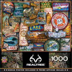 Puzzle Masterpieces: 1000 Piece RealTree - Off to the Lakehouse