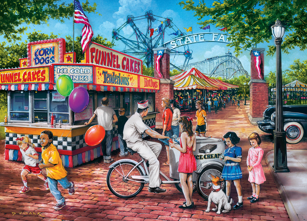 Puzzle Masterpieces: 1000 Piece Childhood Dreams - Summer Carnival